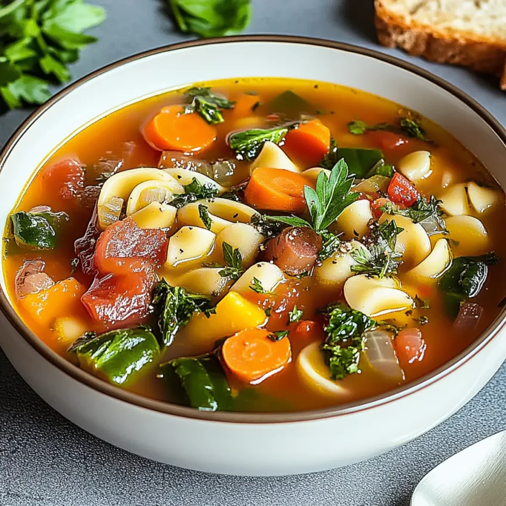 Winter Minestrone Soup (Packed with Veggies)
