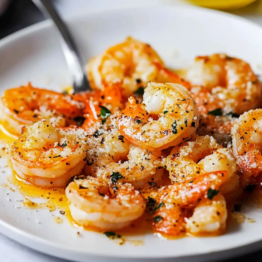 Baked Garlic Parmesan Shrimp