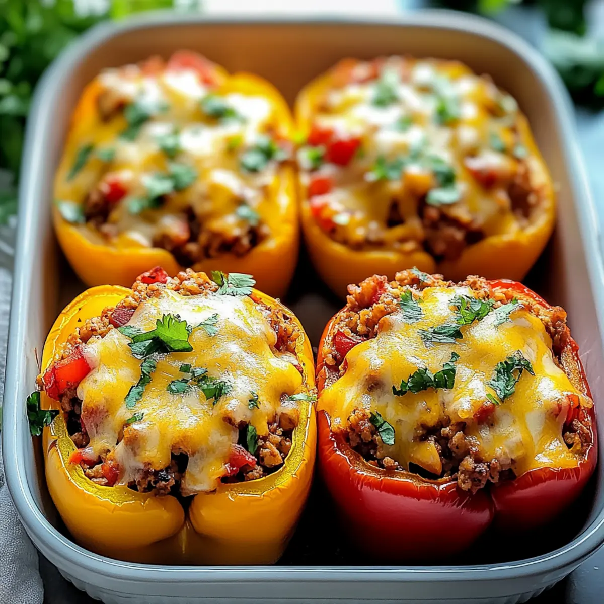 Healthy Mexican-Style Stuffed Peppers