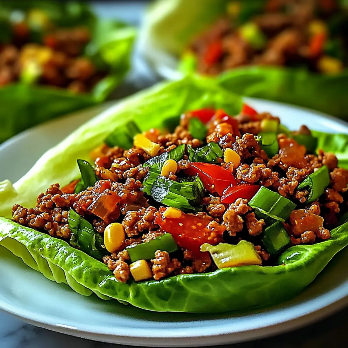 Delicious Asian-Style Ground Beef Lettuce Wraps Recipe