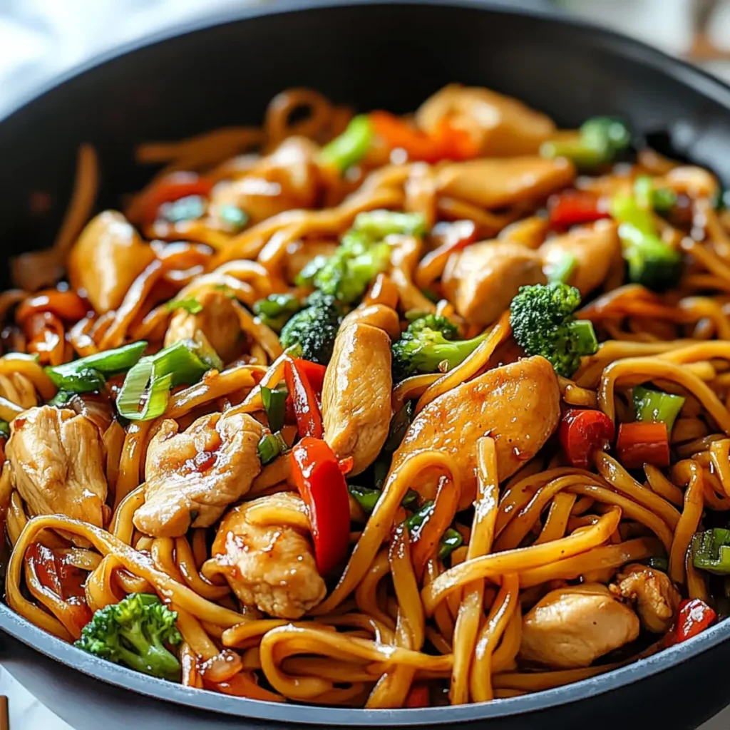 Wok Noodles with Chicken