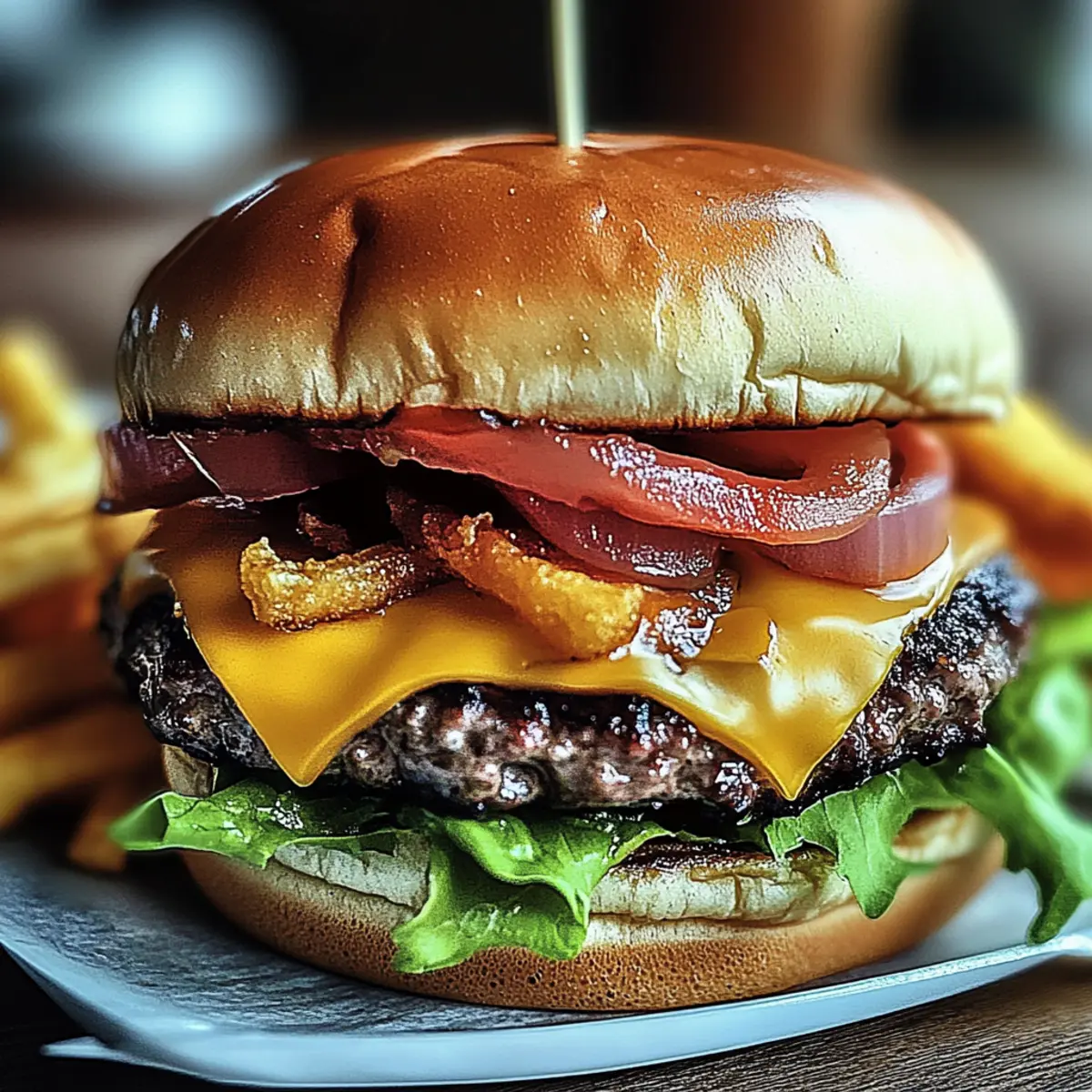 Homemade Smash Burgers