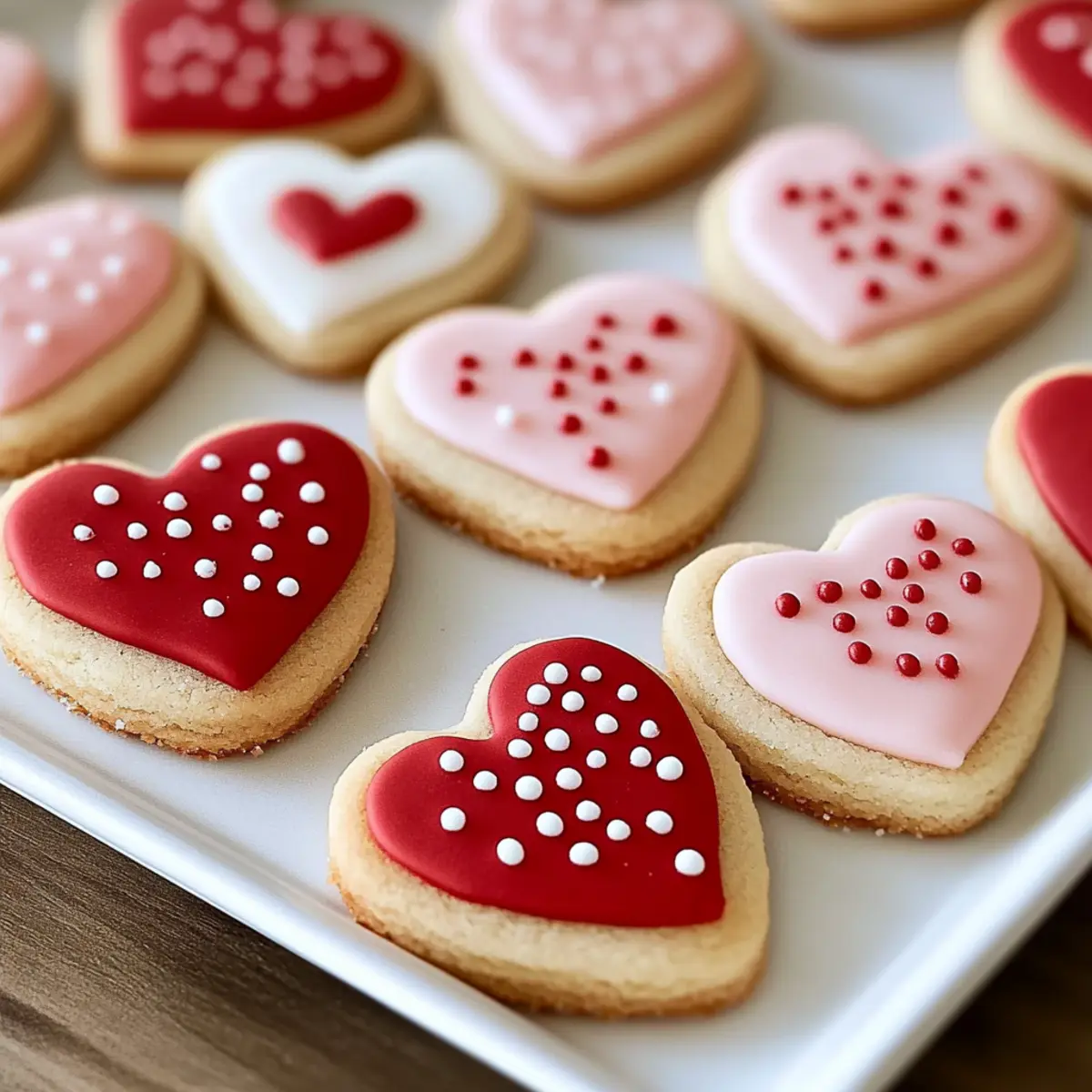 Valentine’s Heart Sugar Cookies