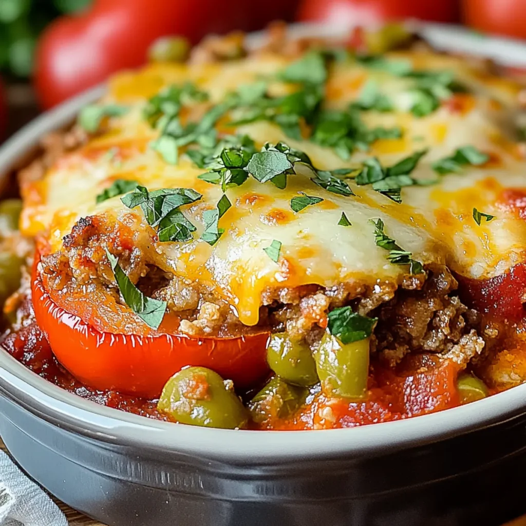 Stuffed Pepper Casserole – Hearty Family Meal