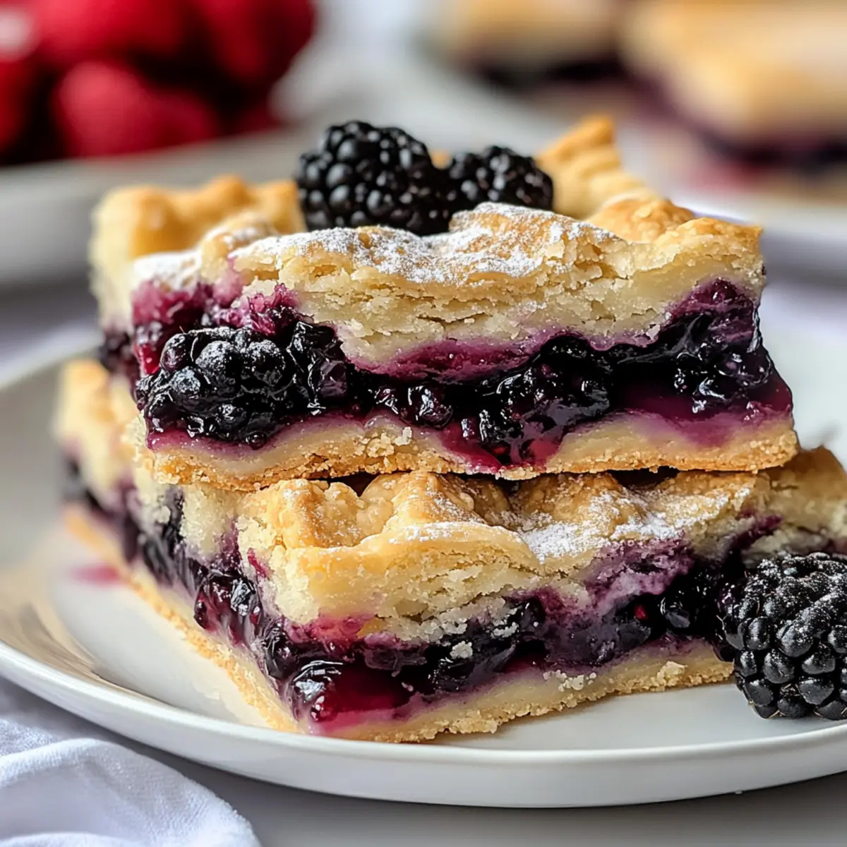 Blackberry Pie Bars