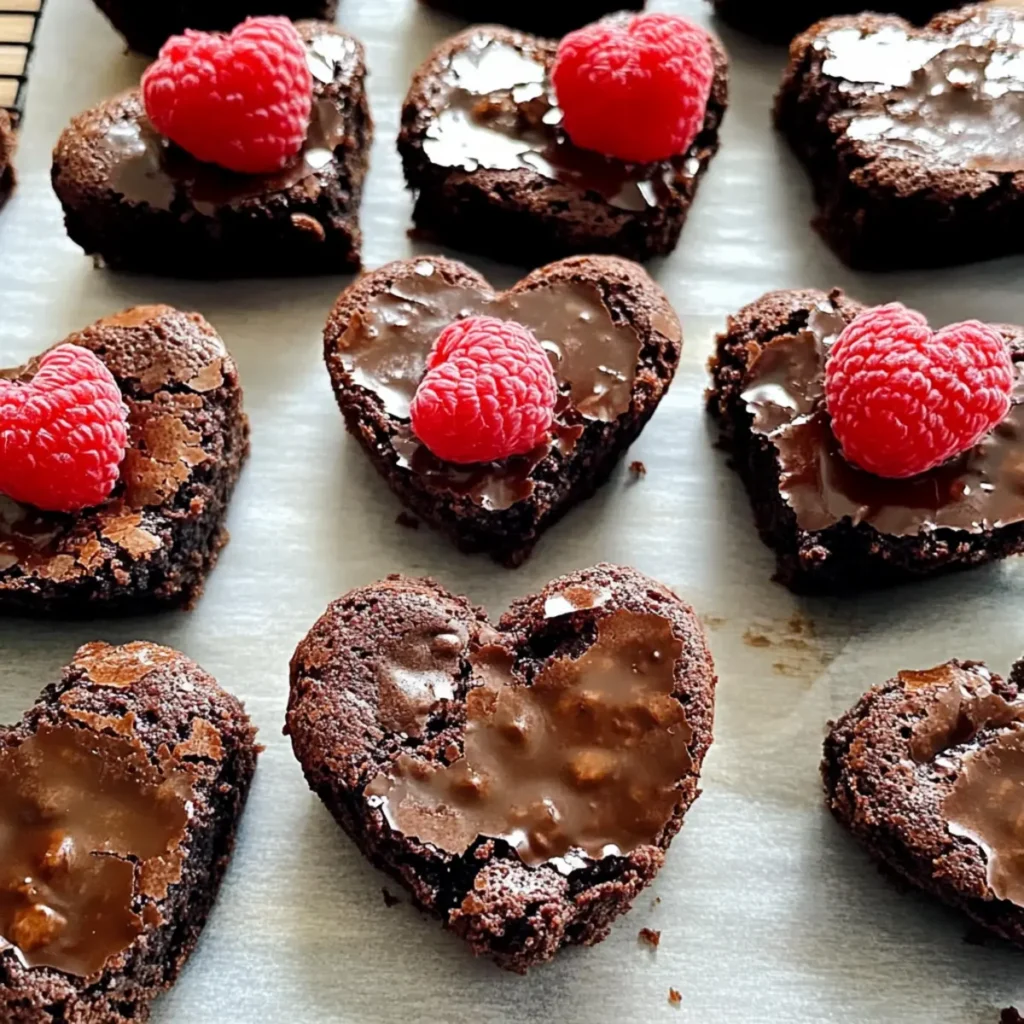 Heart-Shaped Brownies