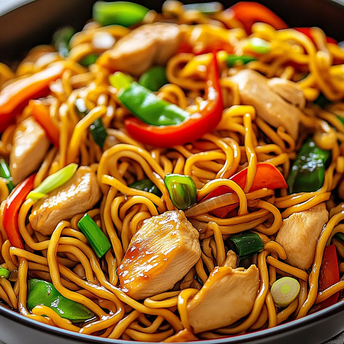 Easy Chicken Lo Mein Stir Fry