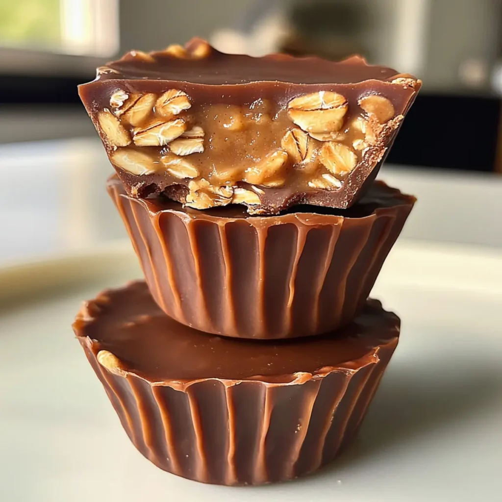 No-Bake Peanut Butter Oat Cups