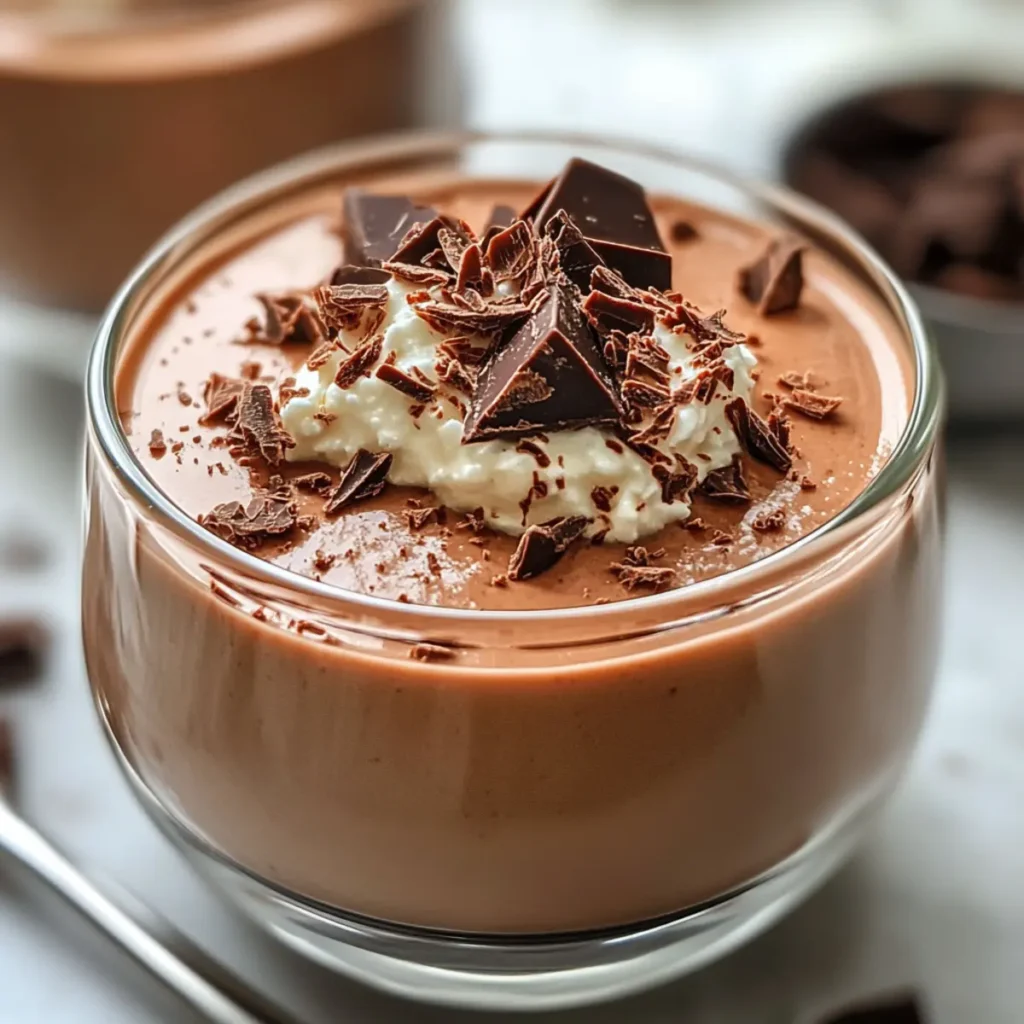 Cottage Cheese Chocolate Mousse