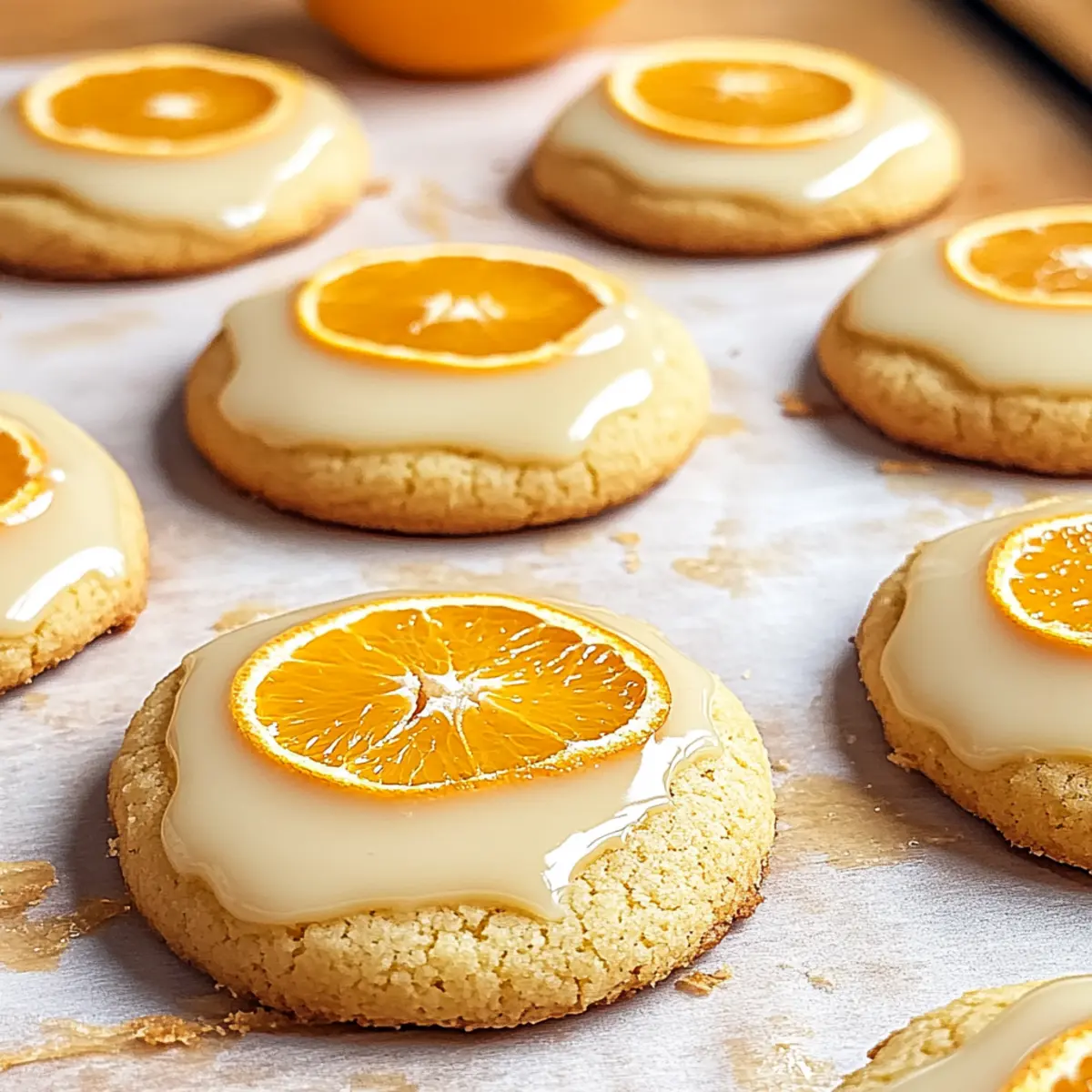 Orange Cookies (Glazed)