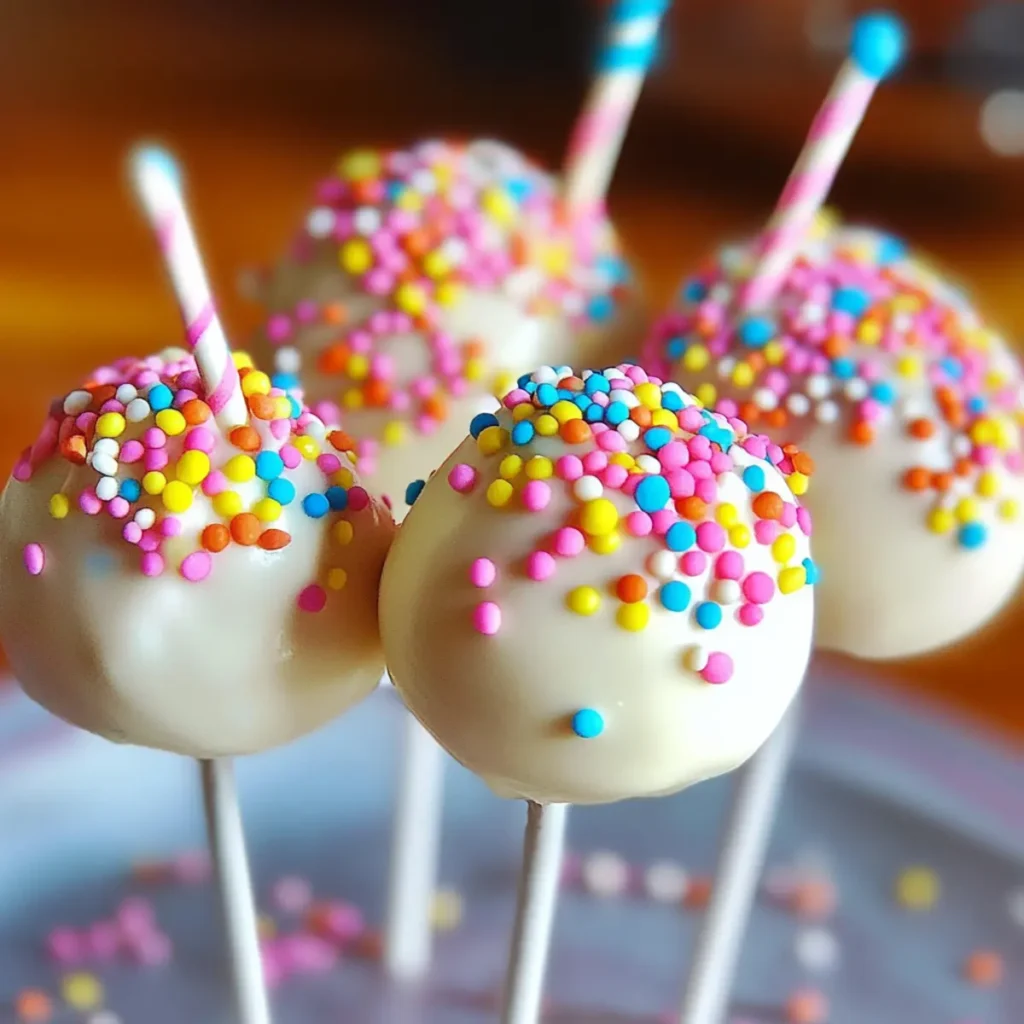 Delightful Birthday Cake Pops
