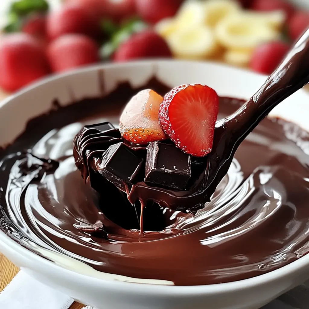 Chocolate Fondue Dessert Bar