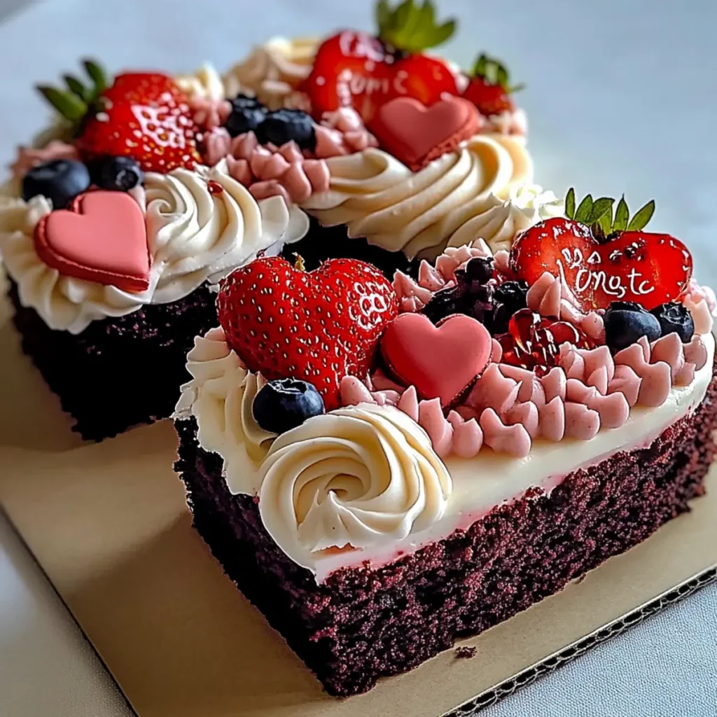 Strawberry Valentine’s Cake