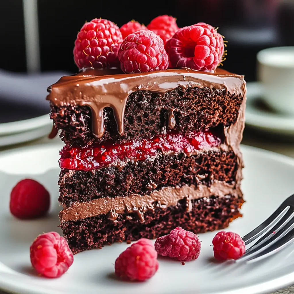 Chocolate Raspberry Cake