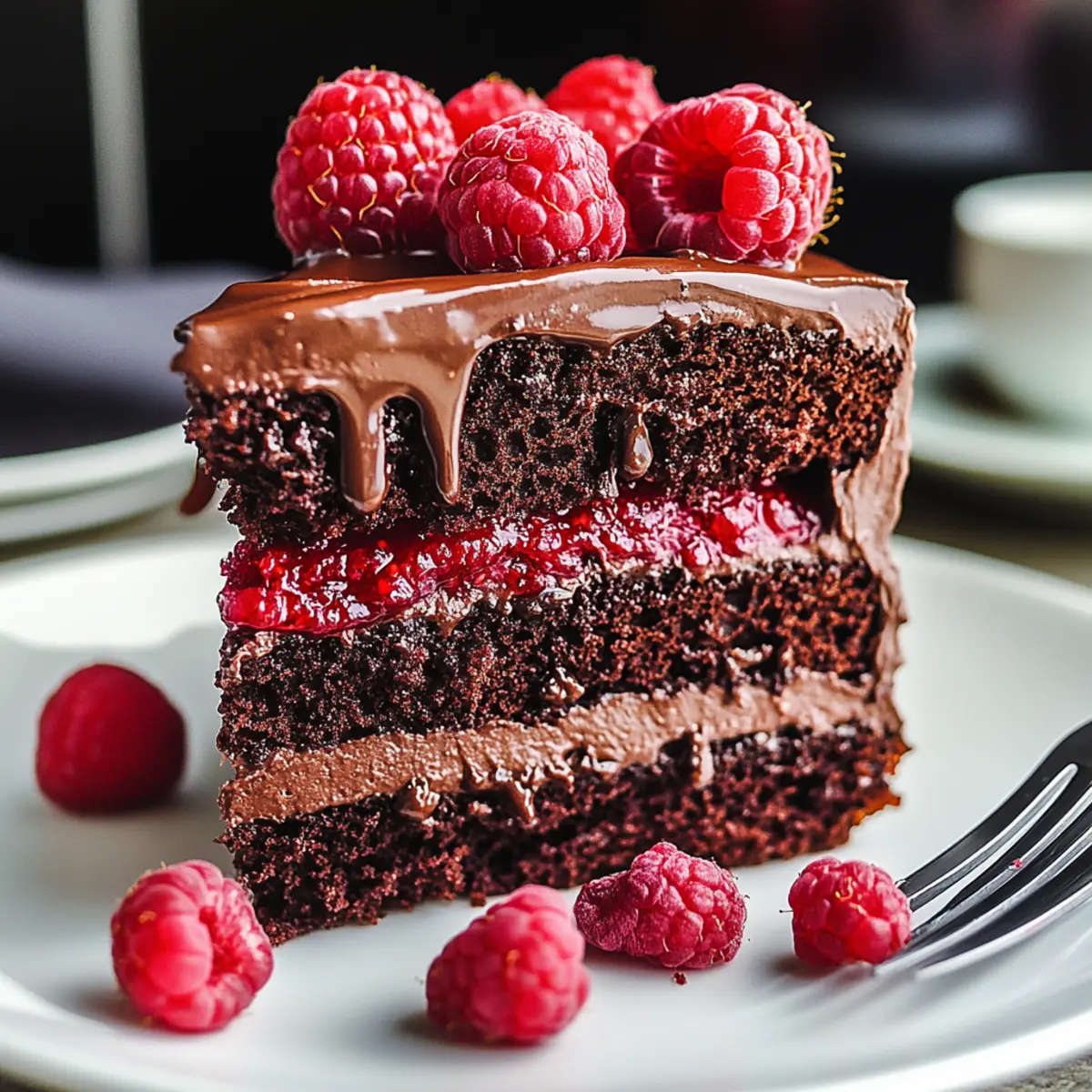 Chocolate Raspberry Cake