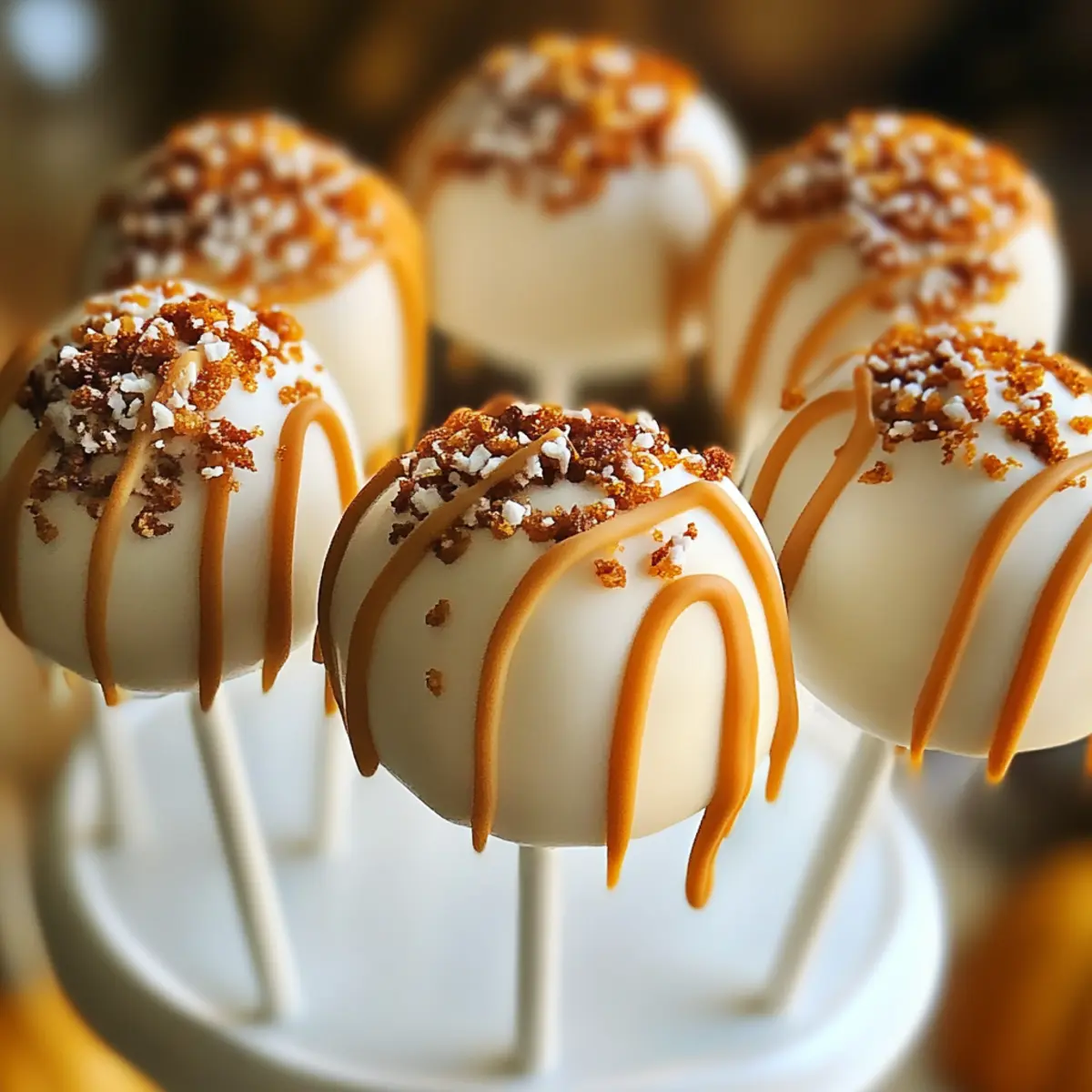 Pumpkin Spice Cake Pops