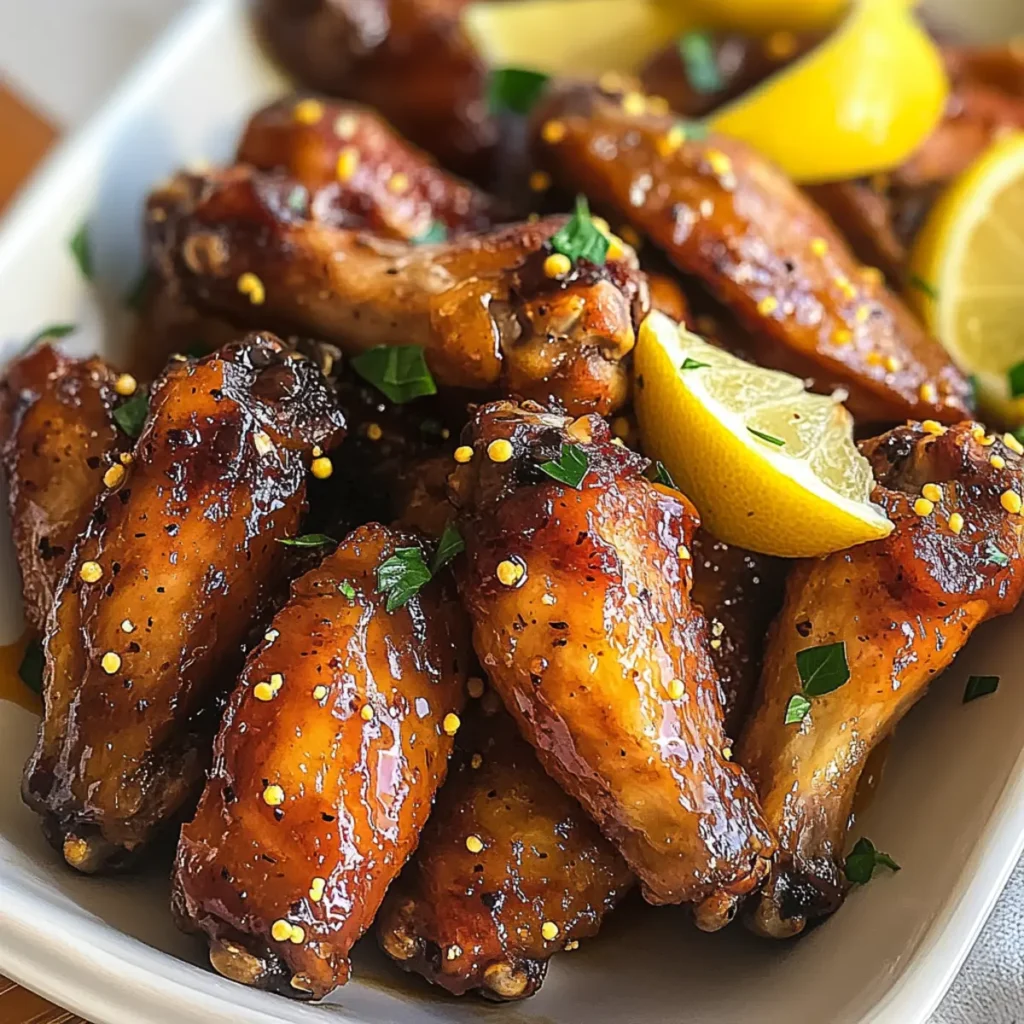 Honey Lemon Pepper Wings