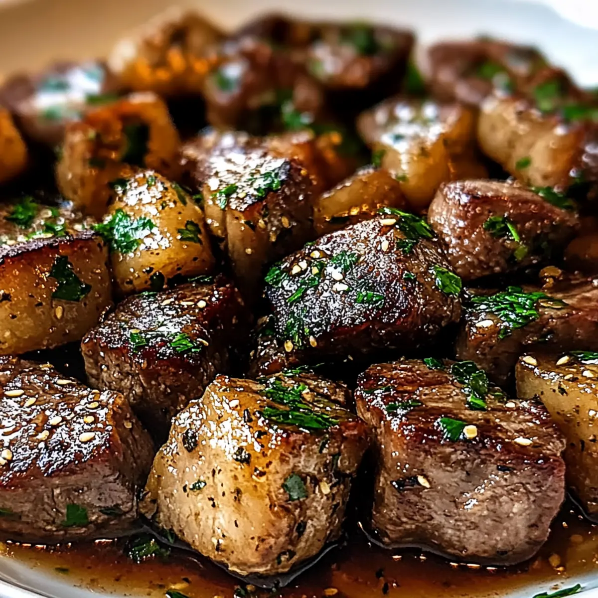 Garlic Butter Steak Bites
