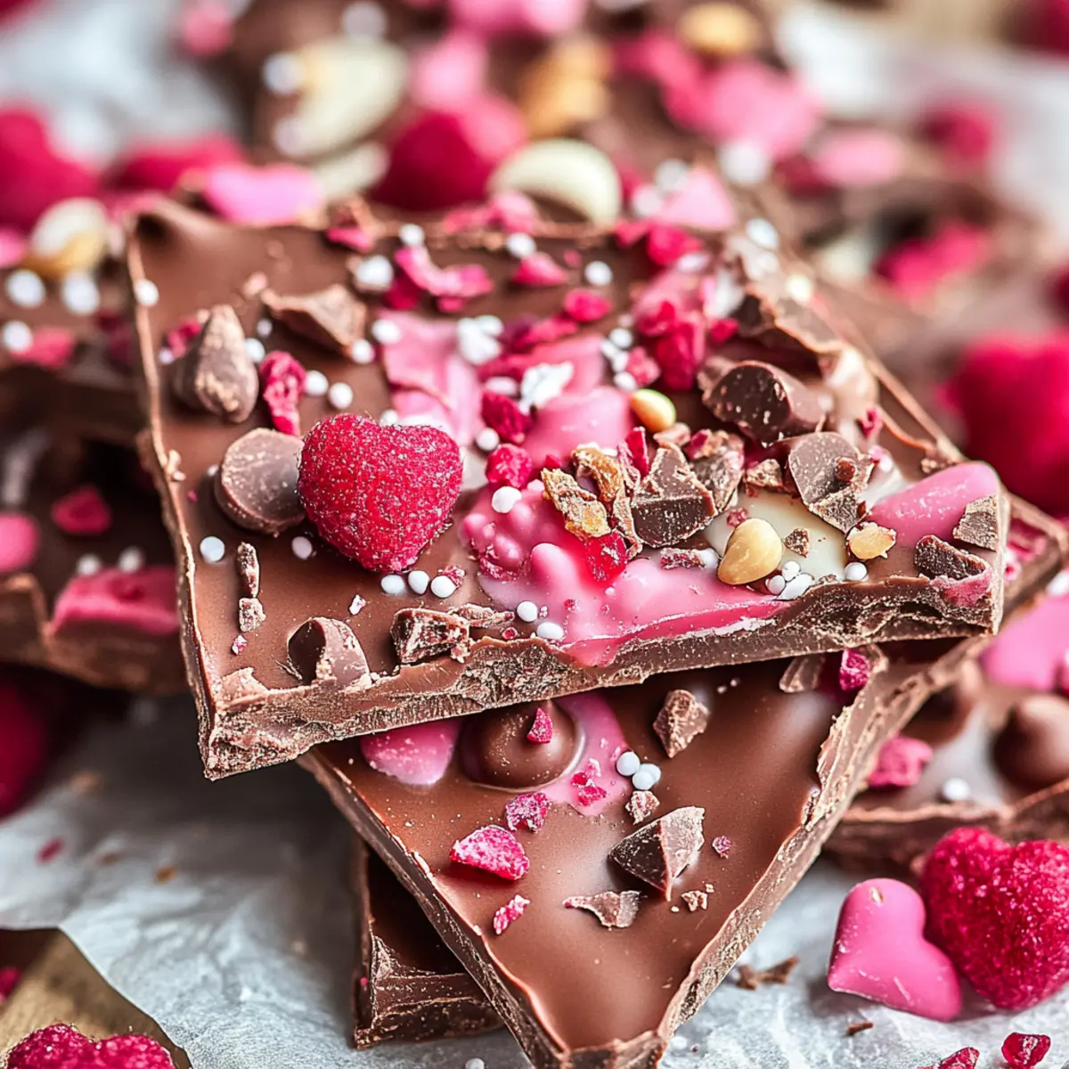 Valentine Chocolate Bark