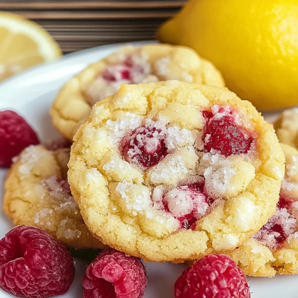 Raspberry Lemon Cookies