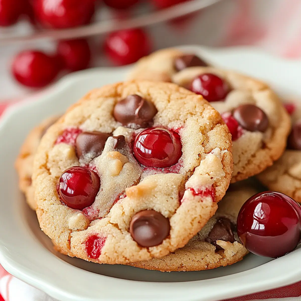 Cherry Kiss Cookies