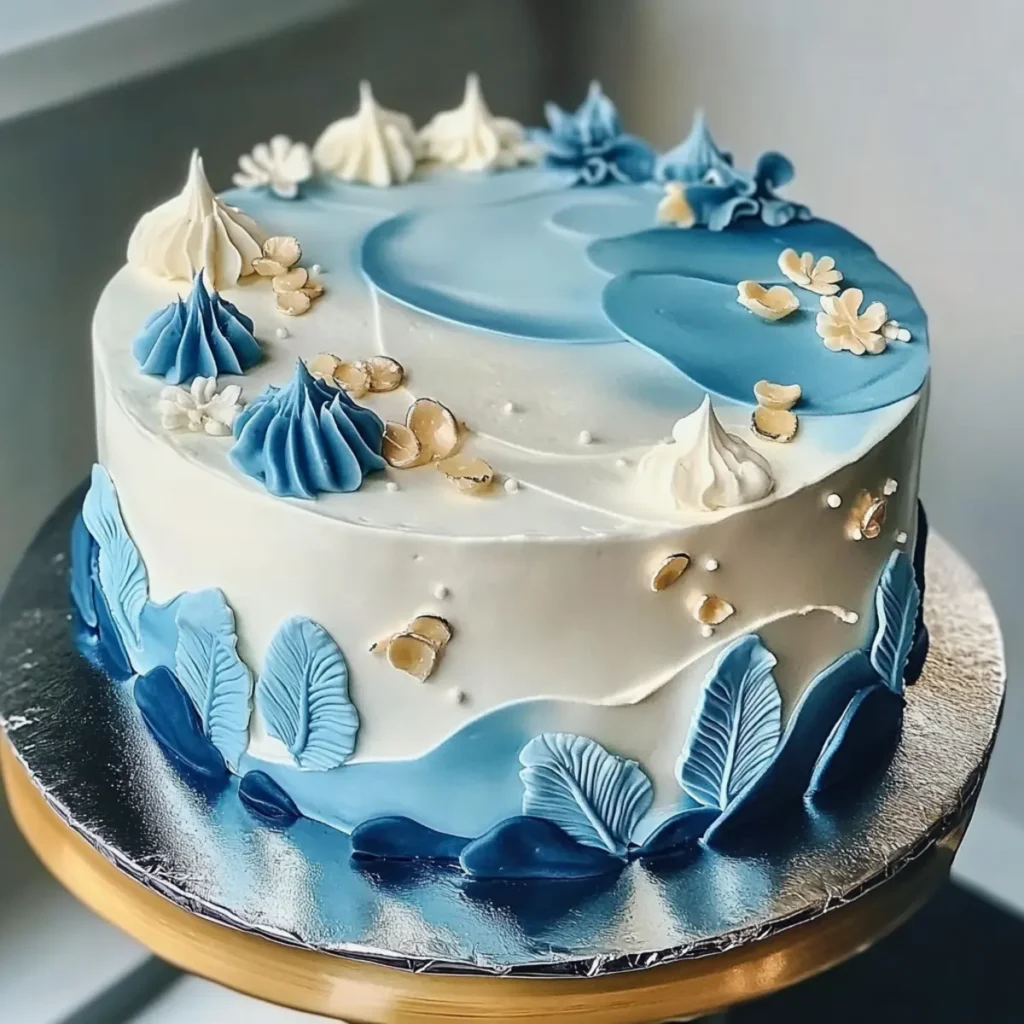Ocean Blue Cake