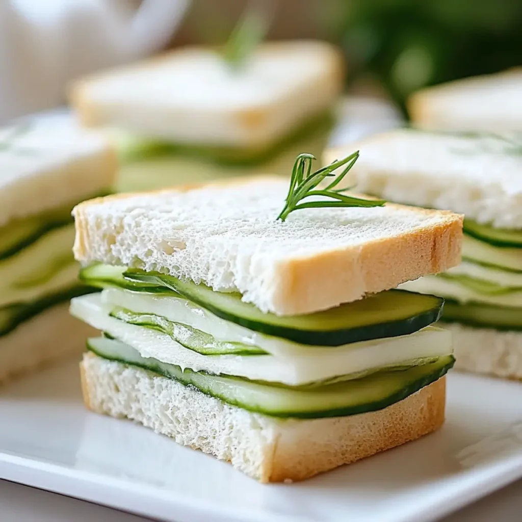 Classic Cucumber Tea Sandwiches