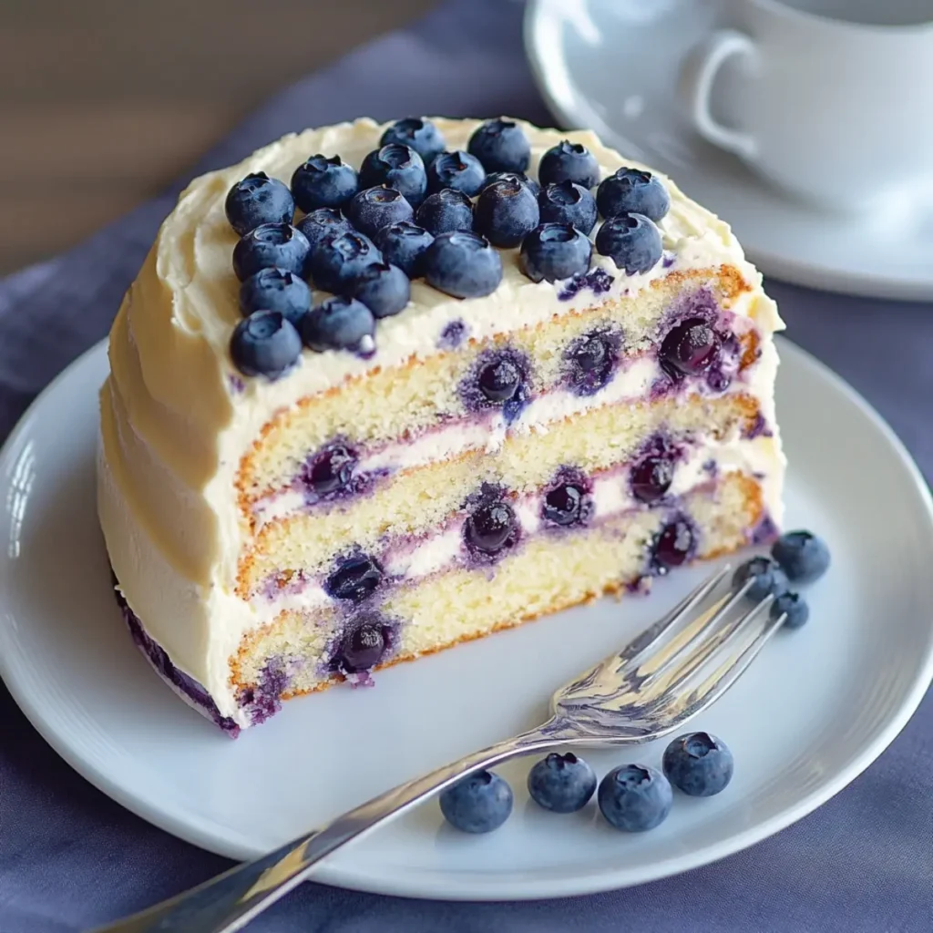 Blueberry Vanilla Cake